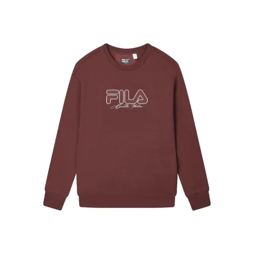 FILA ORIGINALE Свитшот Унисекс Вино Красный