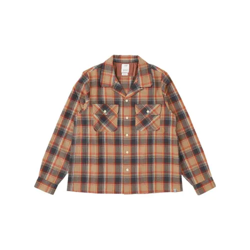 Visvim Светло-янтарный Мужские Рубашки