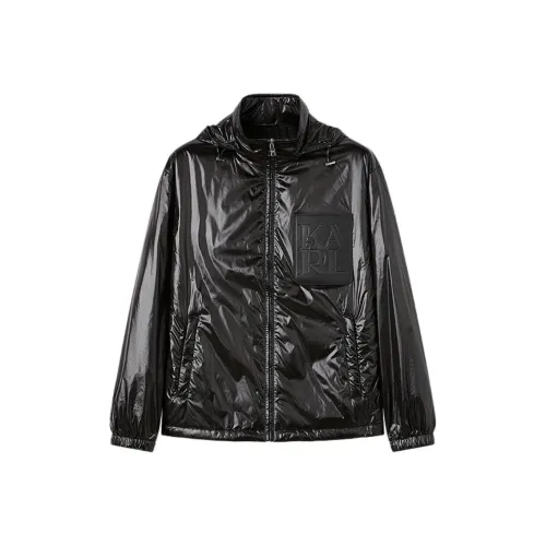 Пуховая куртка KARL LAGERFELD Мужская Черная