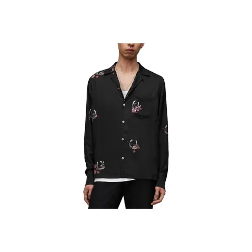 ALLSAINTS Мужские Черные Рубашки