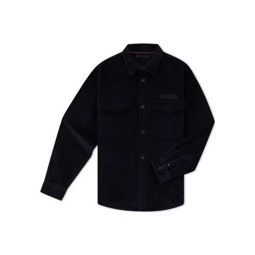 Tommy Hilfiger Рубашка Мужская Темно-Синяя