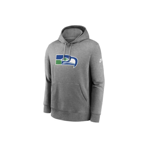 nike NFL Seattle Seahawks Rewind Клуб Логотип Свитшот Мужской Уголь