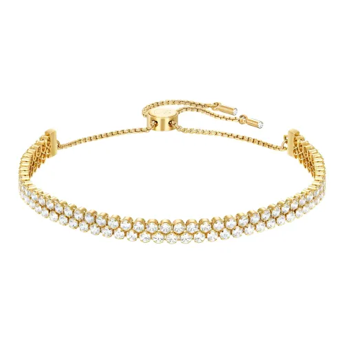 Swarovski Тонкие Браслеты Женские Золотые