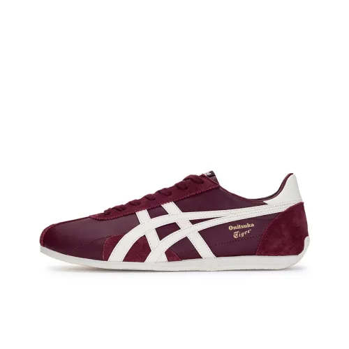 Onitsuka Tiger Runspark Slip-resistant Abrasion-resistant Low Top Casual Unisex Burgundy -> Onitsuka Tiger Runspark Противоскользящий Устойчивый к истиранию Низкий Топ Повседневный Унисекс Бордовый