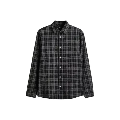 H&M Мужские Черные Рубашки