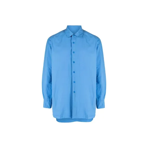 CASEY CASEY Azure Men's Рубашки