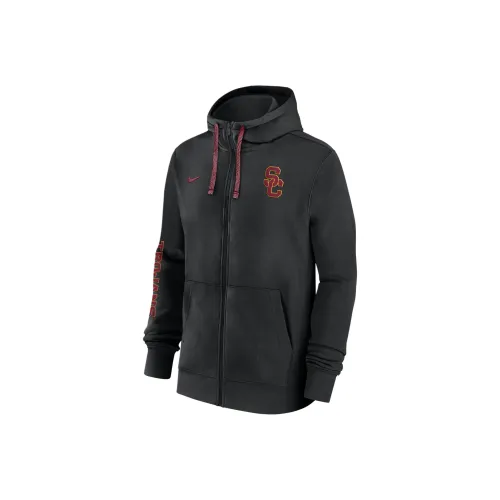 Nike College USC Trojans Sideline Team Issue Толстовка Мужская Черная
