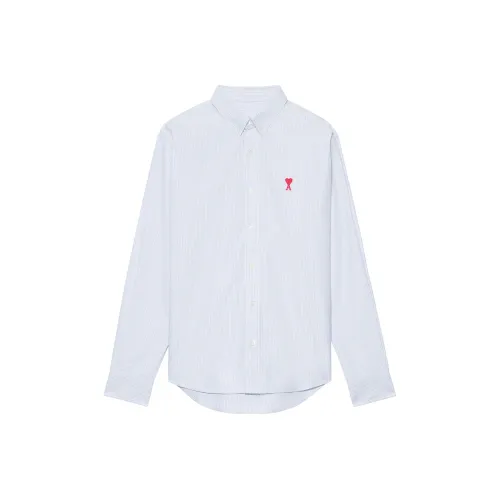 AMIPARIS Рубашка Мужская Светло-Синяя