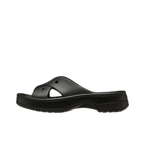 Crocs ЭВА Устойчивые к истиранию Слипоны Женские Черные