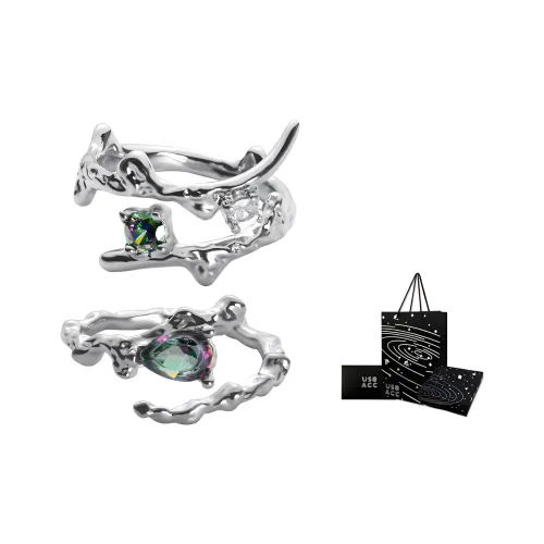 US8ACC Сплав Открытое Конечное Кольцо Унисекс