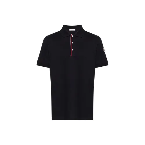 MONCLER Мужская черная поло