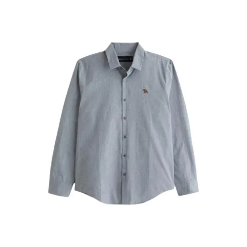 Abercrombie＆Fitch Рубашка Мужская Серого цвета