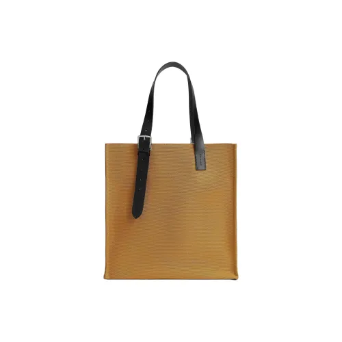 HERMES Etriviere Goose Shoulder Island Canvas Hunter Cow Leather One Shoulder Bag Women's Desert Black