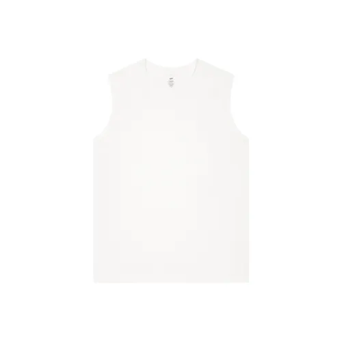 MIANDEMEIXUE Топ без рукавов Унисекс Белый