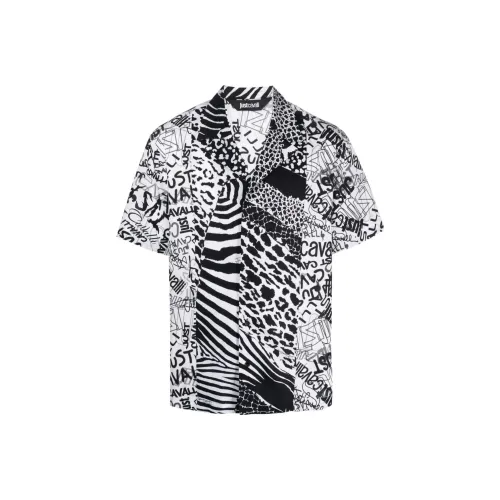 Just Cavalli Черные Мужские Рубашки