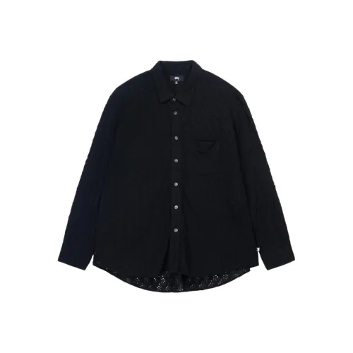 Stussy Черные Унисекс Рубашки