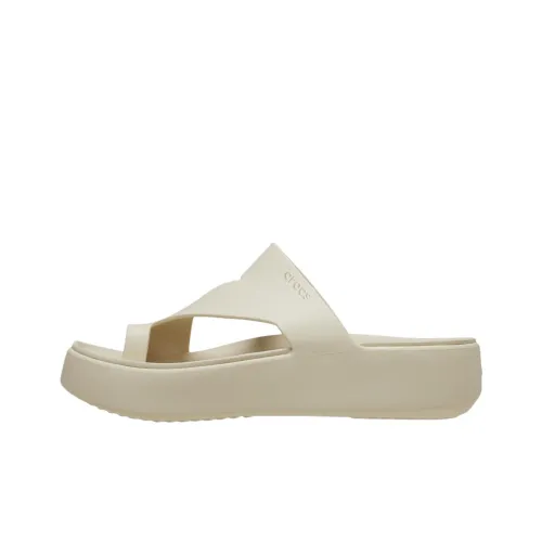 Crocs Мусс EVA Устойчивые к истиранию Слипоны Женские Песочный