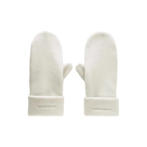 Вязаные перчатки Lululemon унисекс цвет костяной белый