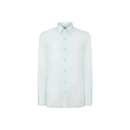 TF SS25 Рубашка Мужская Светло-Аква-Синий