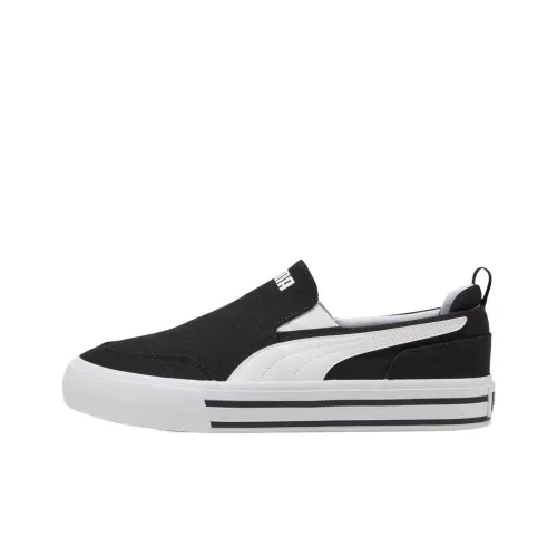 PUMA Court Classic Bulk Low Топ Скейтборд Кроссовки Унисекс Черный Белый