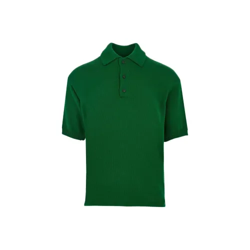Ferragamo Поло Мужское Зеленое