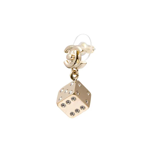 CHANEL Серьги-гвоздики Золотые Женские