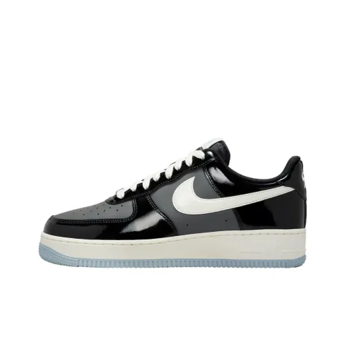 Nike Air FORCE 1 Slip-on Устойчивый к истиранию Низкий Топ Скейтбординг Кроссовки Унисекс Черный