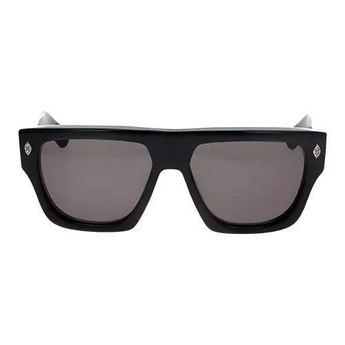 Chrome Hearts Ацетат Нерегулярная форма Солнцезащитные очки Унисекс Черный