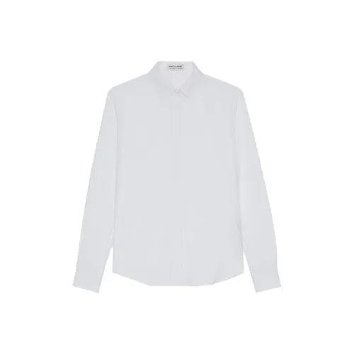 SAINT LAURENT Рубашка Мужская Белая