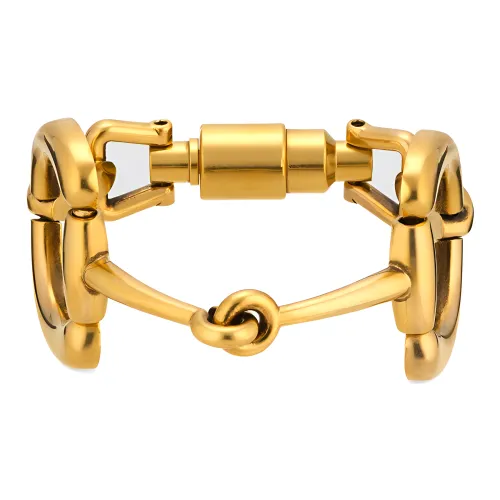 GUCCI Horsebit Collection Металлические Браслеты Золотой Женские