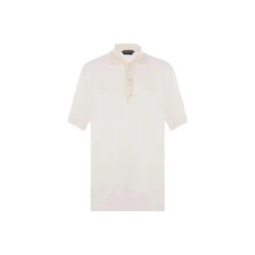 TOM FORD Белая Мужская Поло