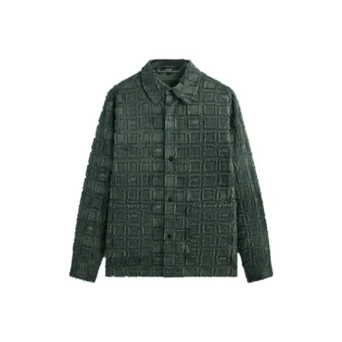 KITH Женская AW23 Осенне-зимняя коллекция Рубашка Унисекс Зеленая