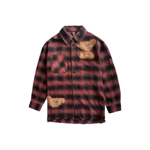 TCH Красная клетка Мужская рубашка