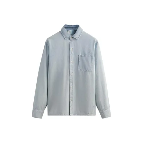 KITH Collaboration Мужские Синие Рубашки