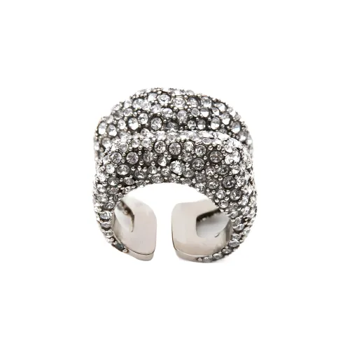 Alexander McQueen Латунные Кольца Серебряные Женские
