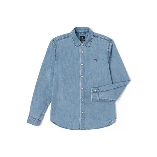 Мужская рубашка Lee co-branded, светло-синяя