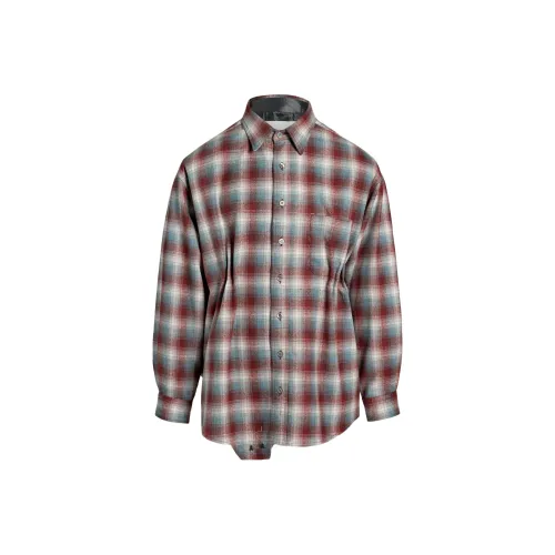 Maison Margiela Рубашка Унисекс Ржаво-красный