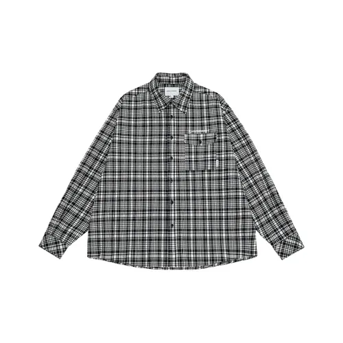 URBAN STANDARD Рубашка Мужская Черно-Белая Клетка