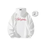 Белый (Красная вышивка, флисовая подкладка)