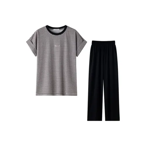 MEITENG Пижамный комплект женский серый