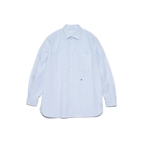 NANAMICA Саксонский синий Унисекс Рубашки