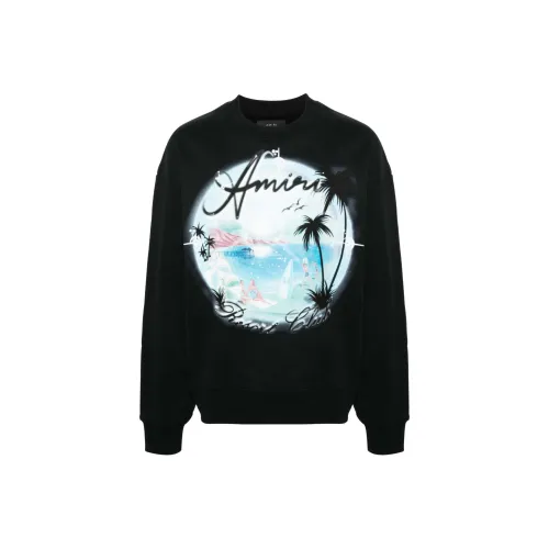 AMIRI SS24 Свитшот Мужской Черный