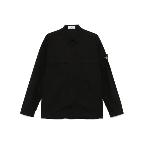 Stone Island Мужские Черные Рубашки