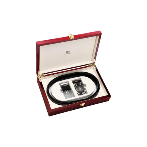 SEPTWOLVES Ремень из коровьей кожи набор в подарочной коробке мужской ширина 3,5 см