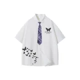 White (Фиолетовая клетка галстук)