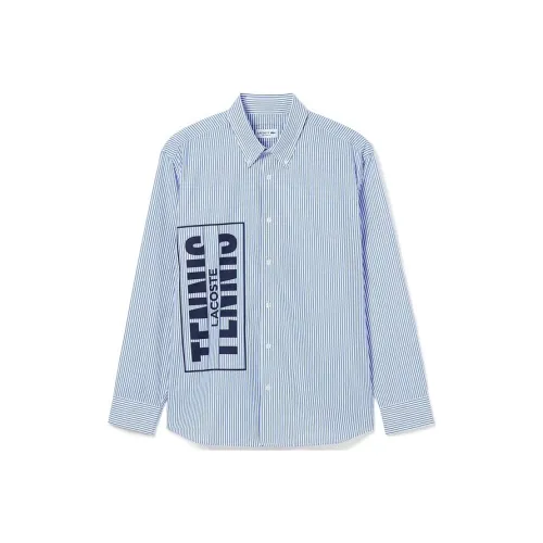 LACOSTE Collaboration Светло-Синяя F6Z Мужская Рубашка