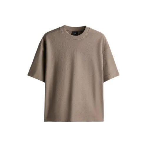 H&M Темно-бежевые мужские футболки T