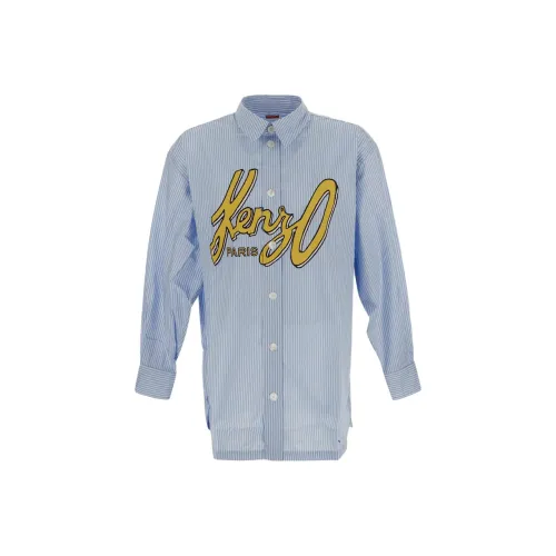 KENZO Мужские Синие Рубашки