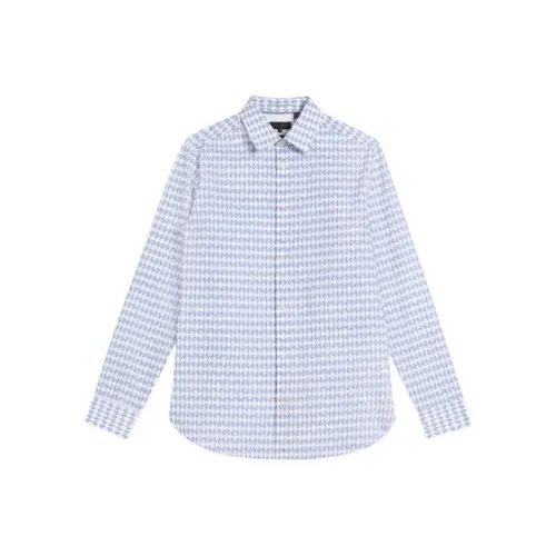 TED Baker Светло-Синие Мужские Рубашки