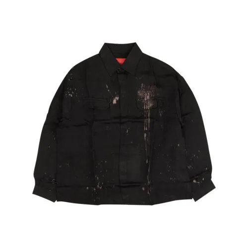 424 Черные Мужские Рубашки